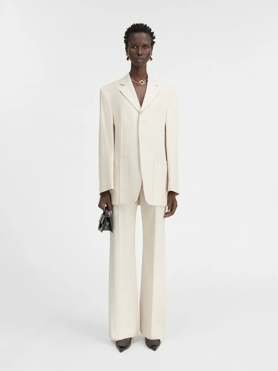 

Квадратный пиджак La Veste d'Homme Jacquemus, светло-бежевый