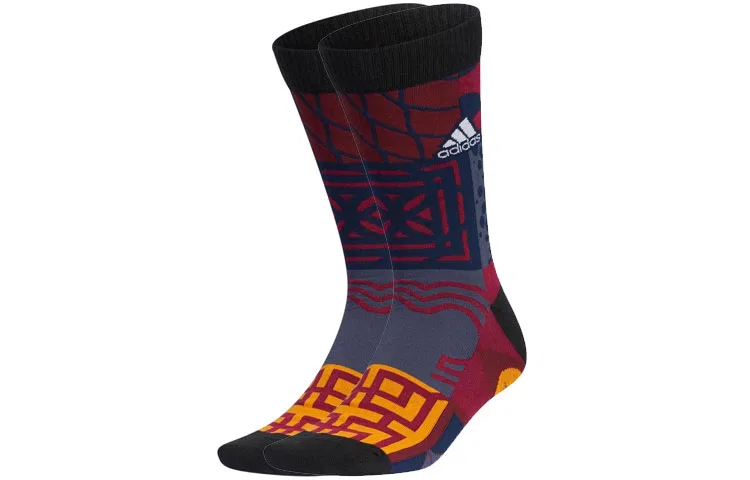 Носки средней длины Adidas мужские черные — фото 3
