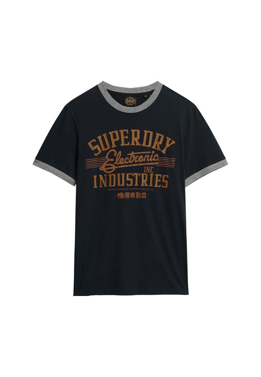 

Классическая футболка Superdry Shirt, морской синий