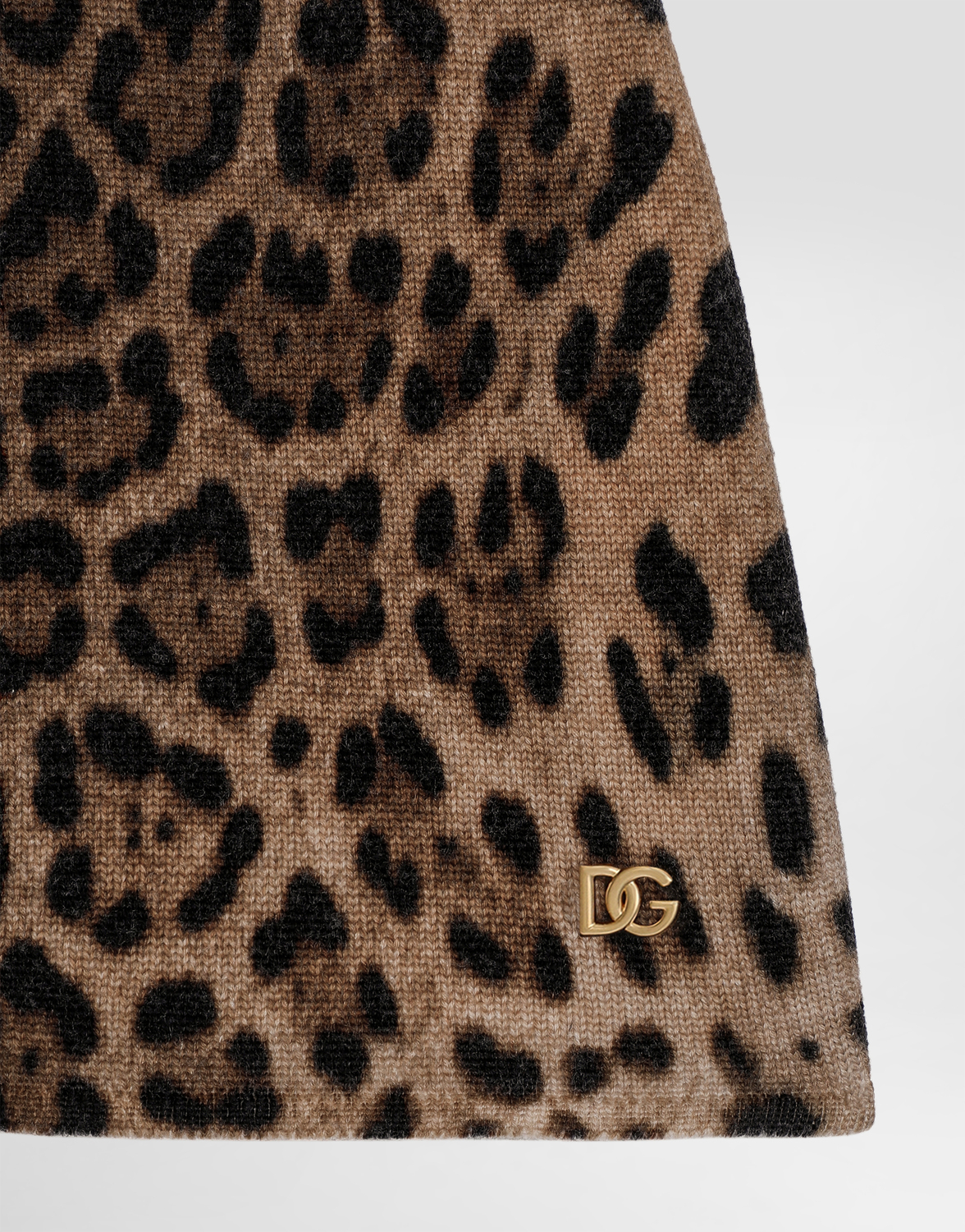 Юбка из шерсти с принтом Dolce&Gabbana, мультиколор — фото 4