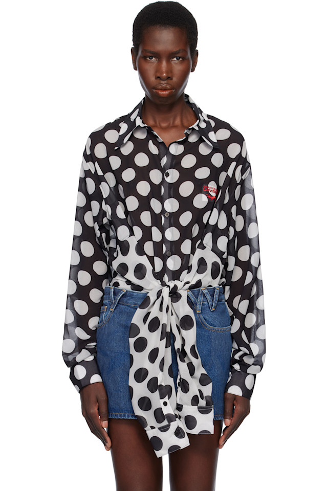 

Обнимающая блузка Charles Jeffrey Loverboy, мультиколор