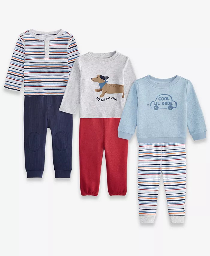 

Длинные рукава и спортивные брюки для мальчиков First Impressions, синий