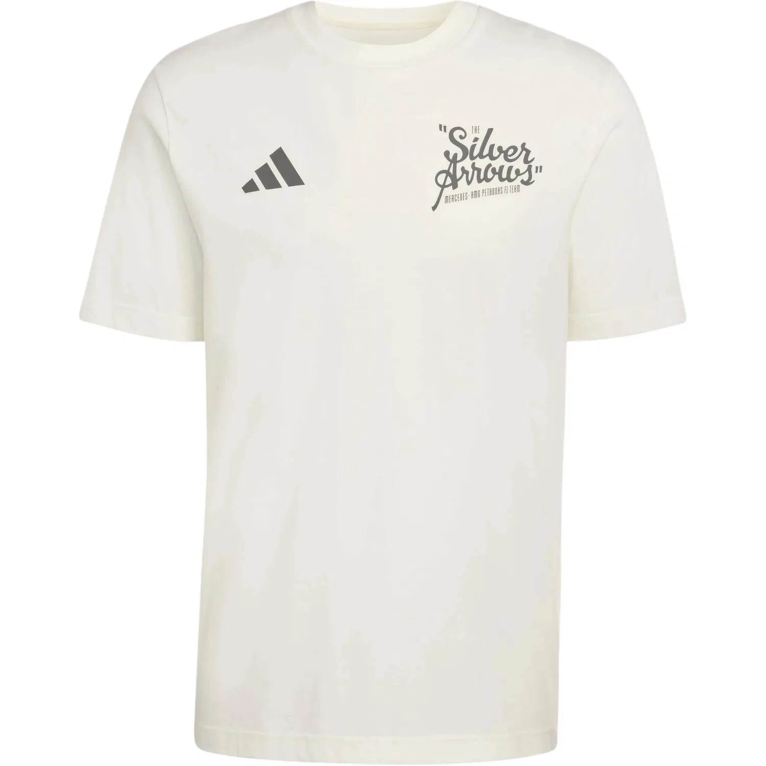 Футболка с принтом Heritage Silver Arrows Adidas Ecru