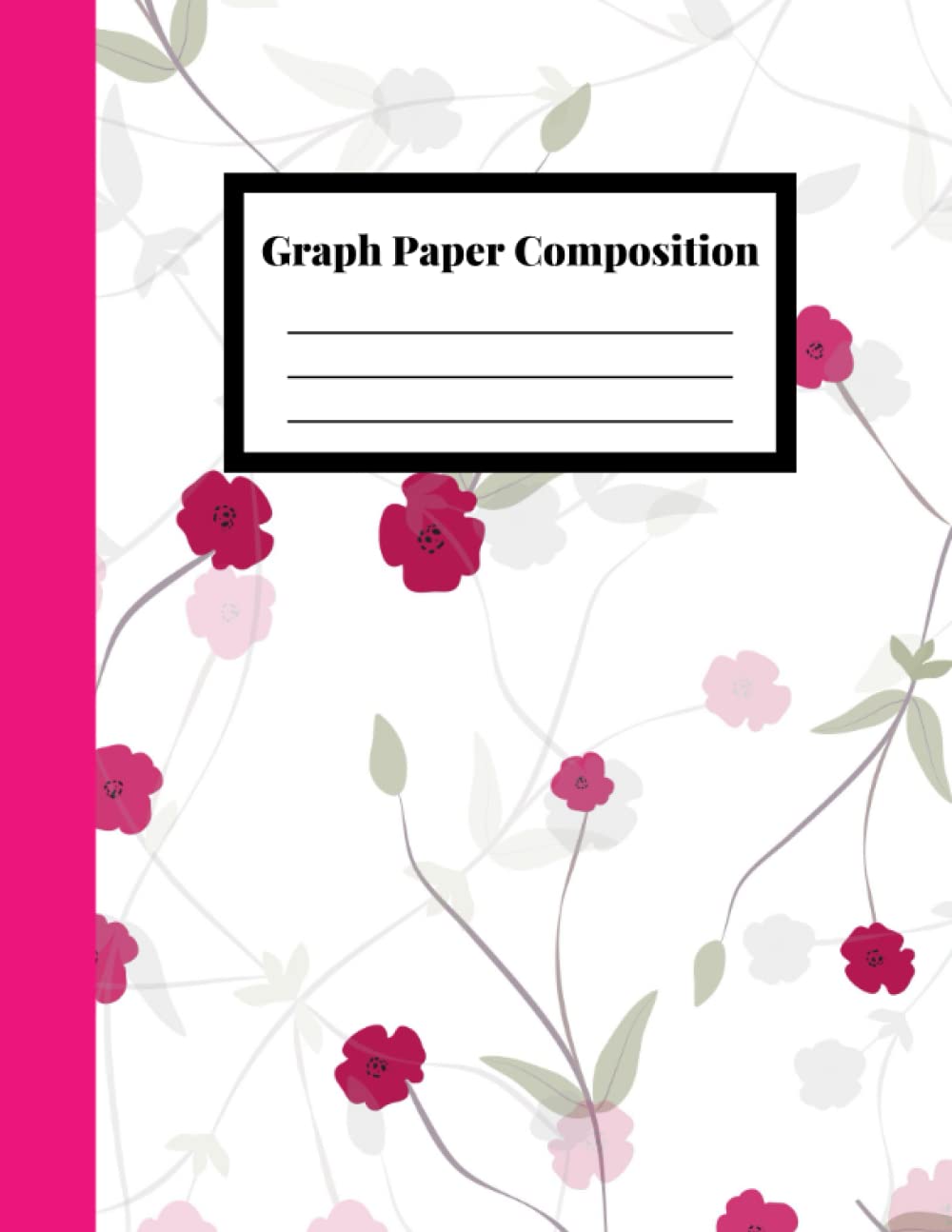

Graph Paper Composition: Pink And White Quad Ruled Grid Notebook, Composition Notebook For Science And Engineering Students, Cute Quad Ruled Graph Notebook For Girls, 100 Sheets (Large, 8.5 x 11) (Independently published)