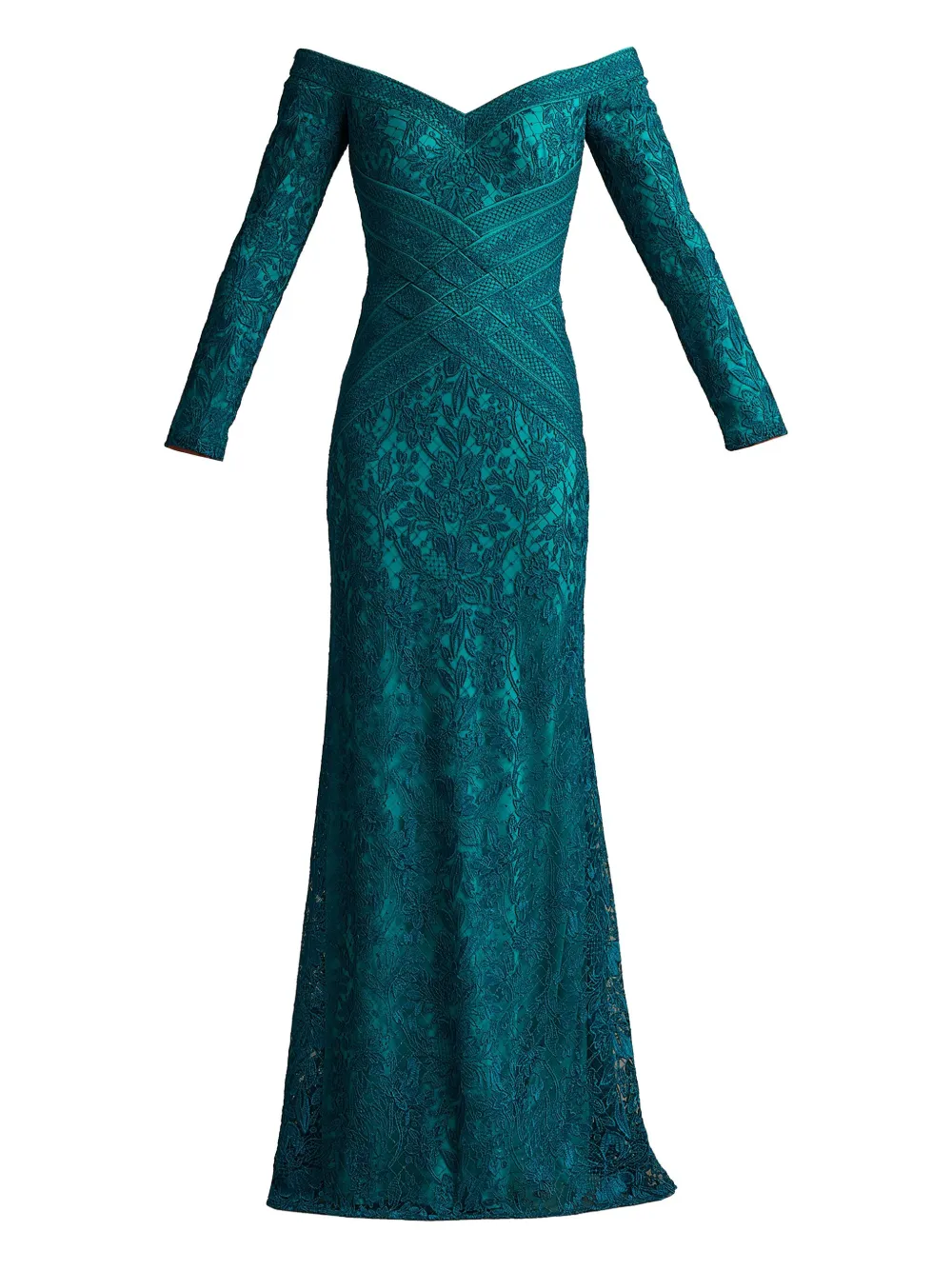 

Платье-годе Ishana Tadashi Shoji, синий