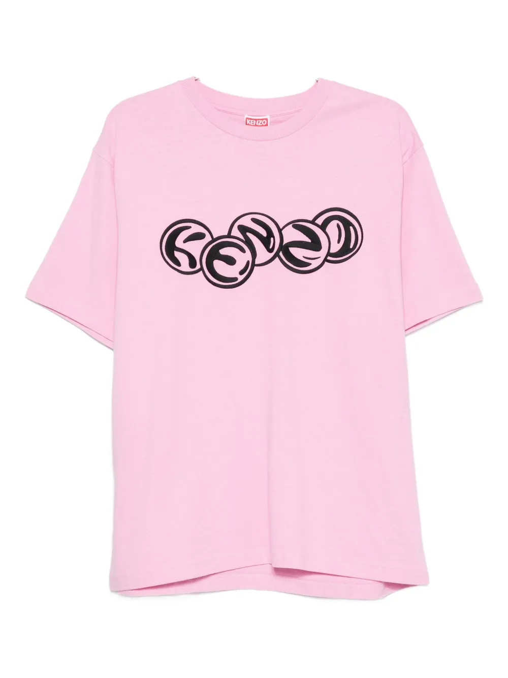 

Хлопковая футболка KENZO, розовый