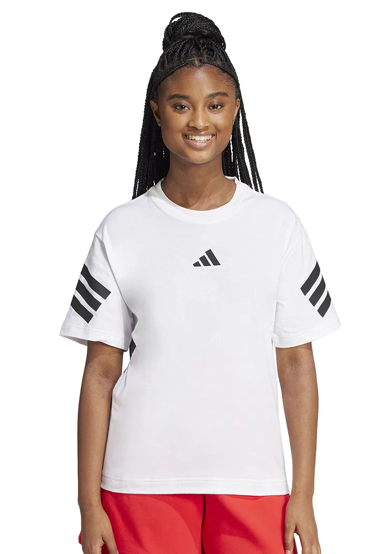 Футболка, 3-Stripes, Future Icons, adidas, белый