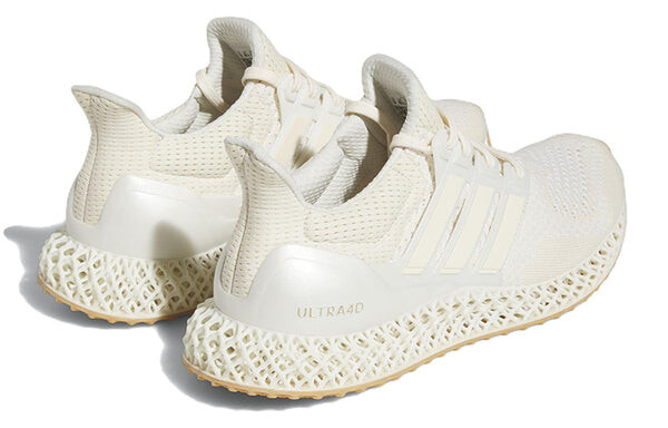 Кроссовки adidas Ultra 4D Running Shoes 'Wonder White Gold Metallic', белый — фото 4