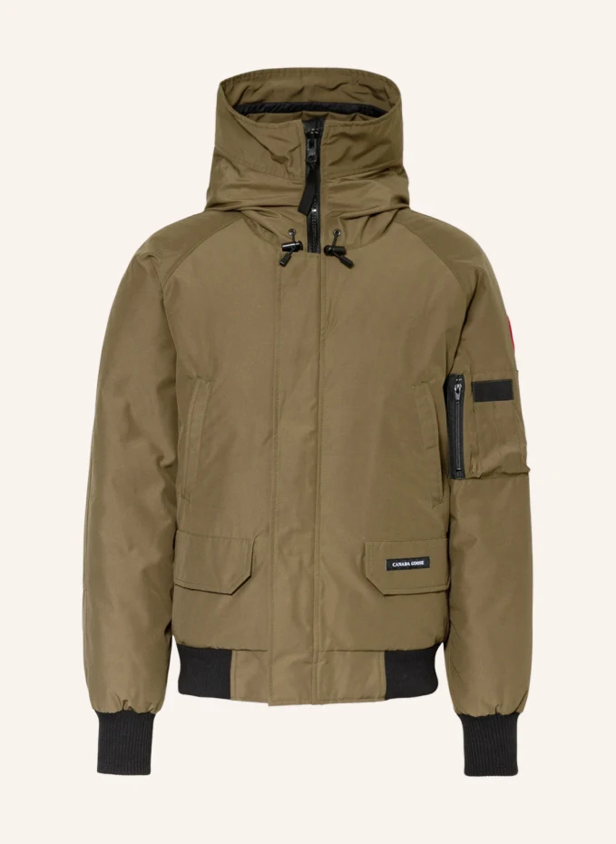 

Чилливак пуховик Canada Goose, зеленый