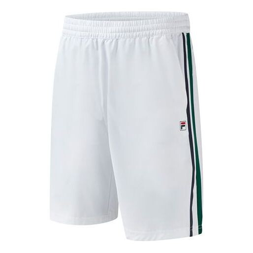 

Шорты side tennis breathable woven five pants for men white Fila, белый