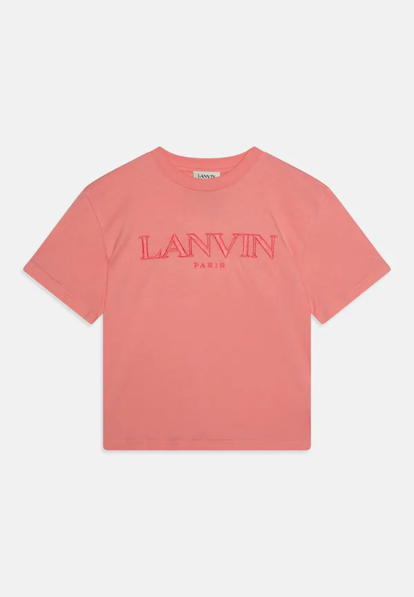 Футболка с короткими рукавами и принтом Lanvin, Fuschia — фото 2