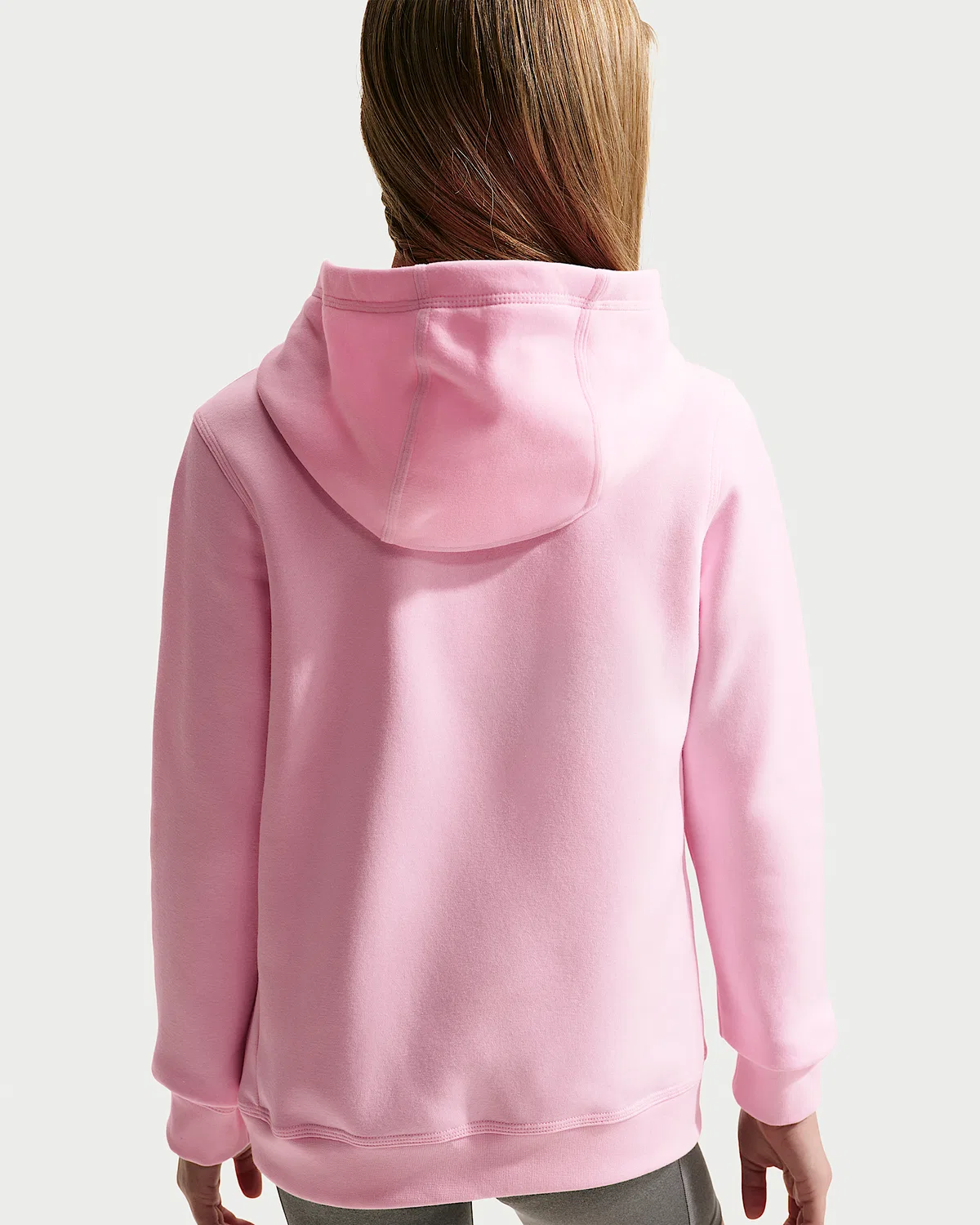 Детская толстовка Nike Volleyball Pullover Hoodie, Pink Foam/Pink — фото 2