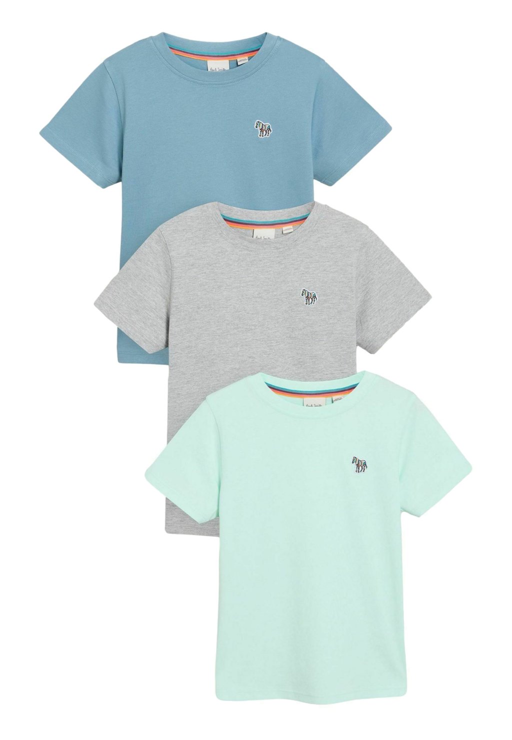 

Футболка с принтом SIGNATURE 3 PACK-REGULAR FIT Paul Smith Junior, зеленый