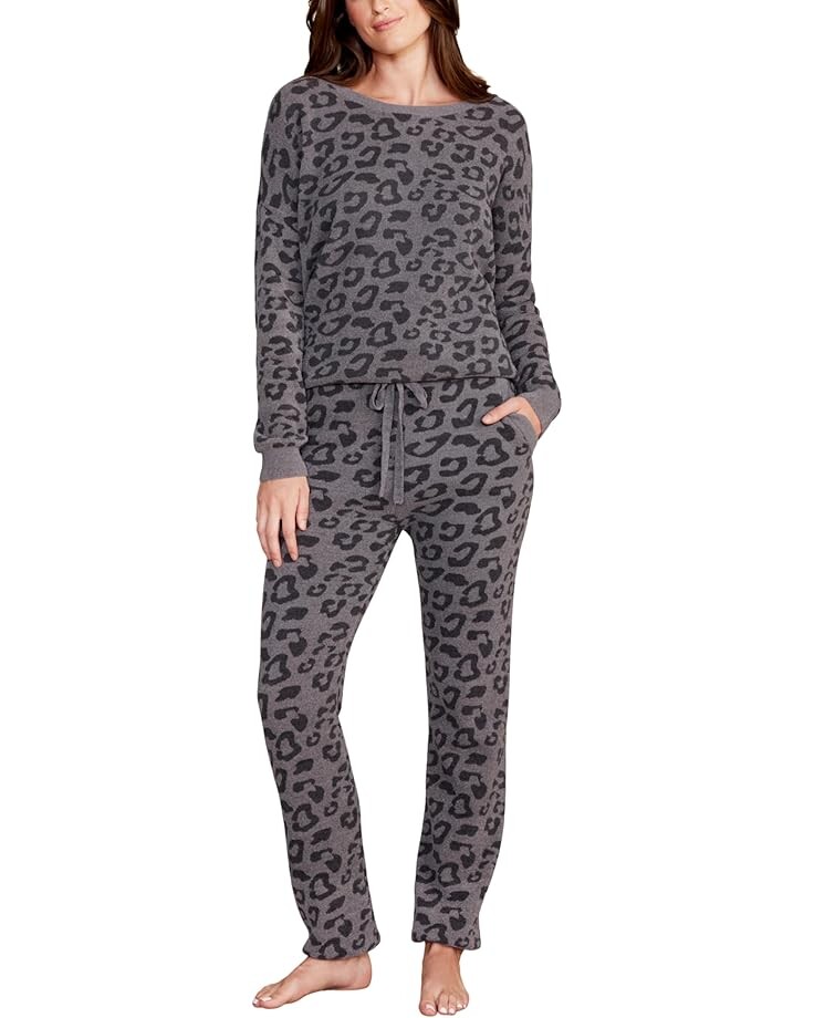 

Пуловер Barefoot Dreams CozyChic Ultra Lite Slouchy Barefoot In The Wild Pullover, цвет Graphite-Carbon