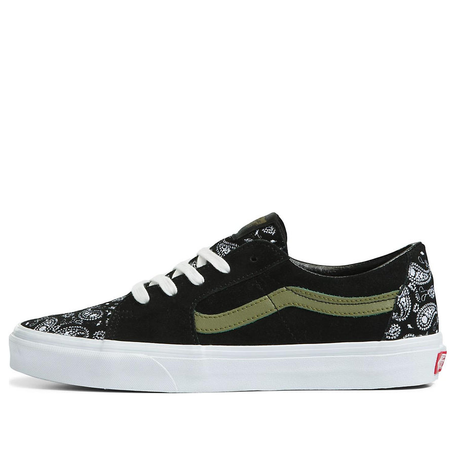 

Кеды Vans Sk8-Low 'Paisley Suede Black Green', зеленый