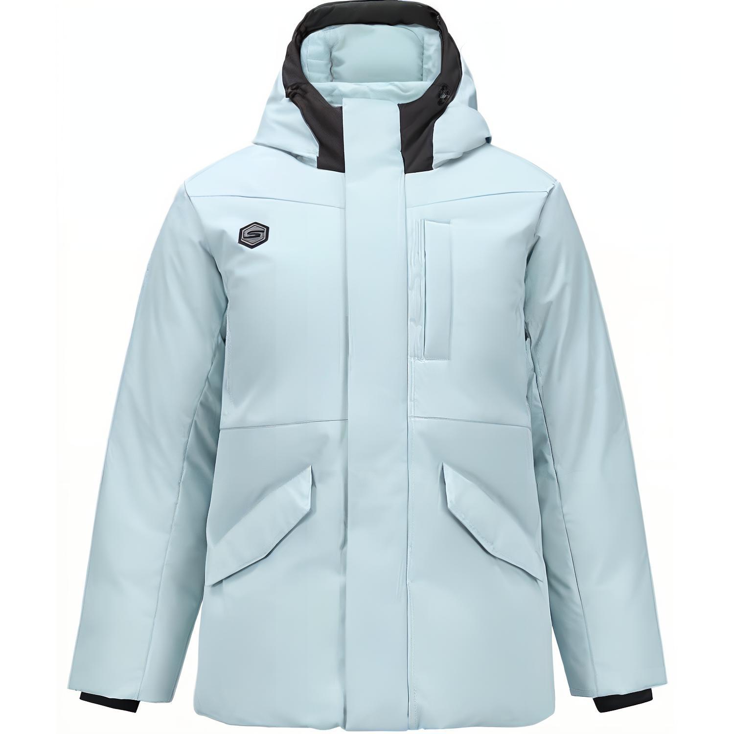 

Skechers Пуховик мужской жемчужно-голубой Pearl Blue, Pearl Blue