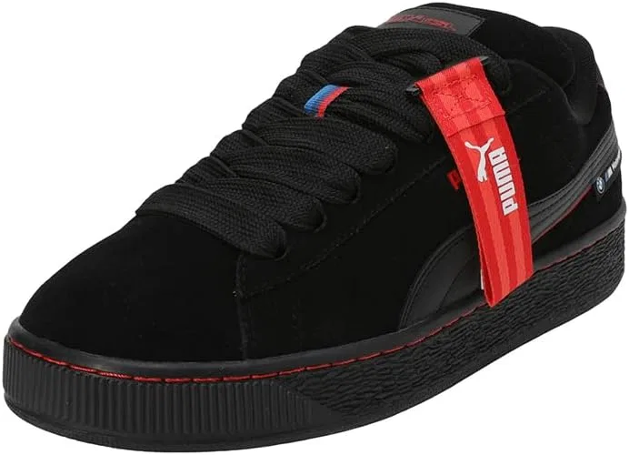 Кроссовки Puma Unisex Adult BMW MMS Suede XL, черный/красный