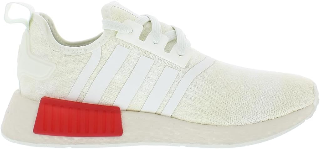 Кроссовки adidas NMDr1 для мужчин, белый/красный — фото 2