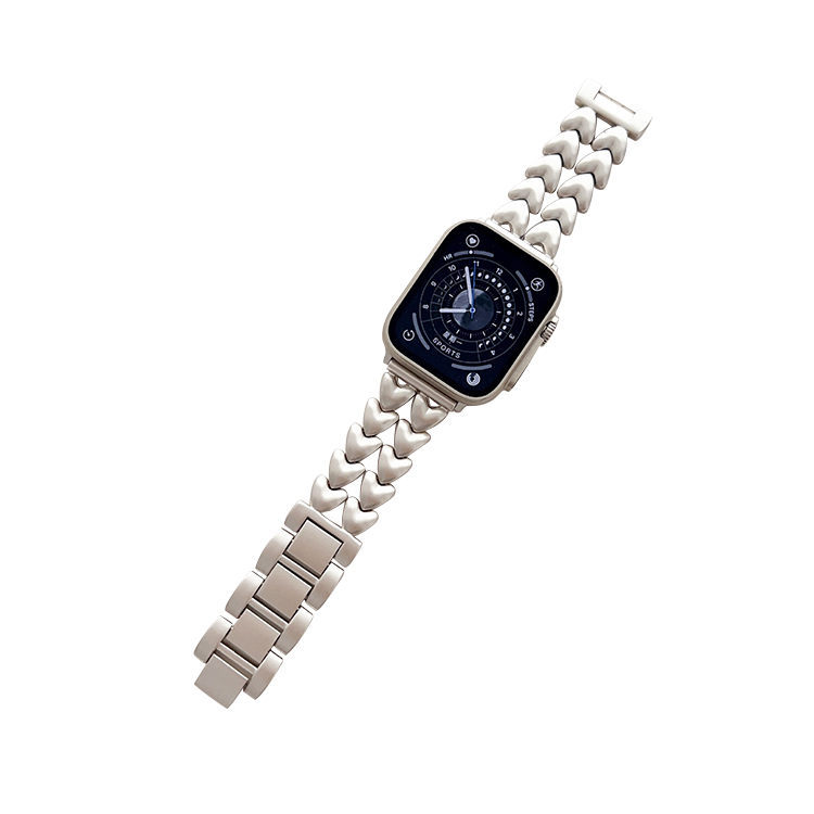 

Ремешок Apple, совместимый с металлическими часами iWatch S10/S9/8/7/6 Generation/5/SE/ultra, 180 мм, 46-дюймовый циферблат Akkerds, Silver