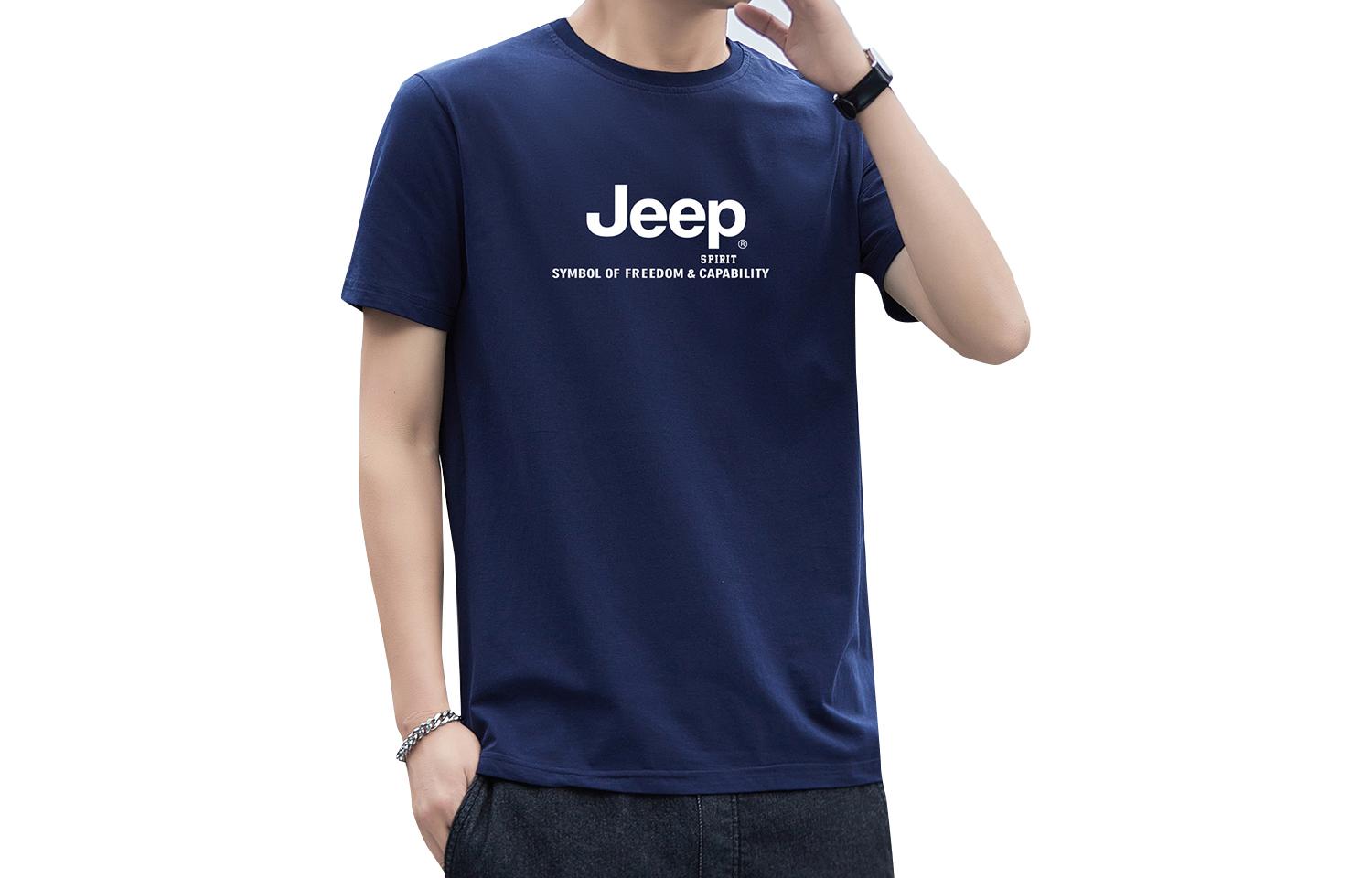 

Футболка весна-лето мужская JEEP SPIRIT, темно-синий