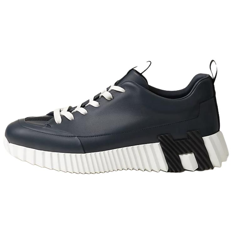 

HERMES Кроссовки Jump Low Top Casual, мужские, темно-синие