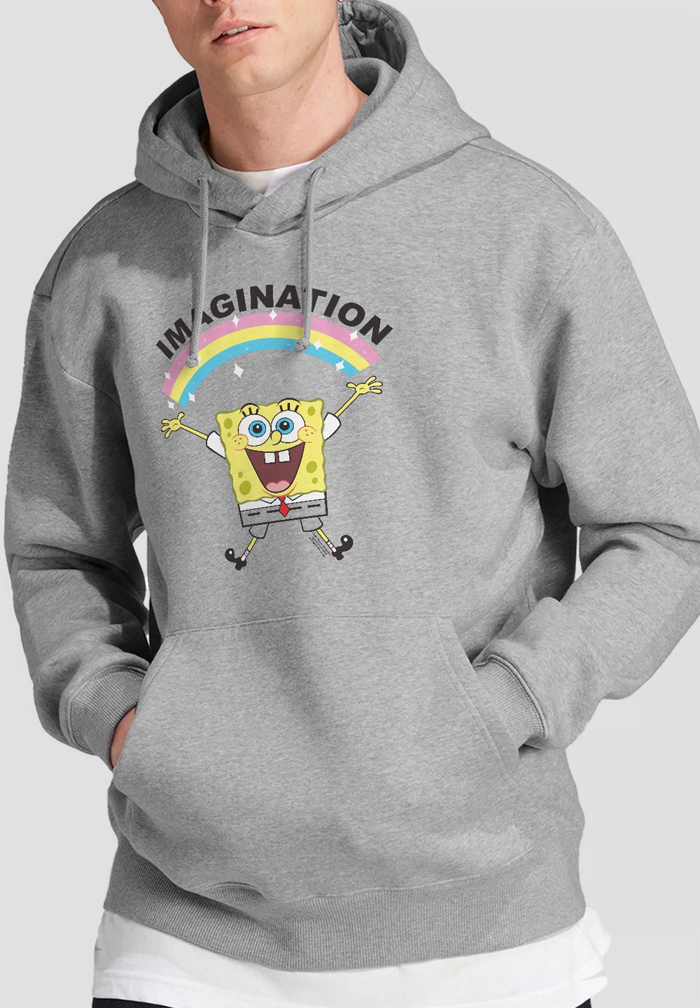 

Толстовка с капюшоном SPONGEBOB SIMPLE IMAGINATION Cotton Soul, серый