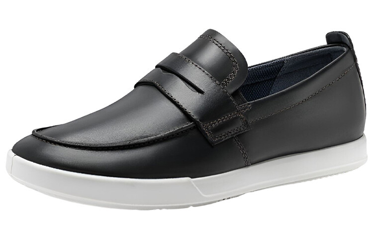 Мужские туфли Ecco Men's Casual Shoes Men Low-Top Black — фото 3