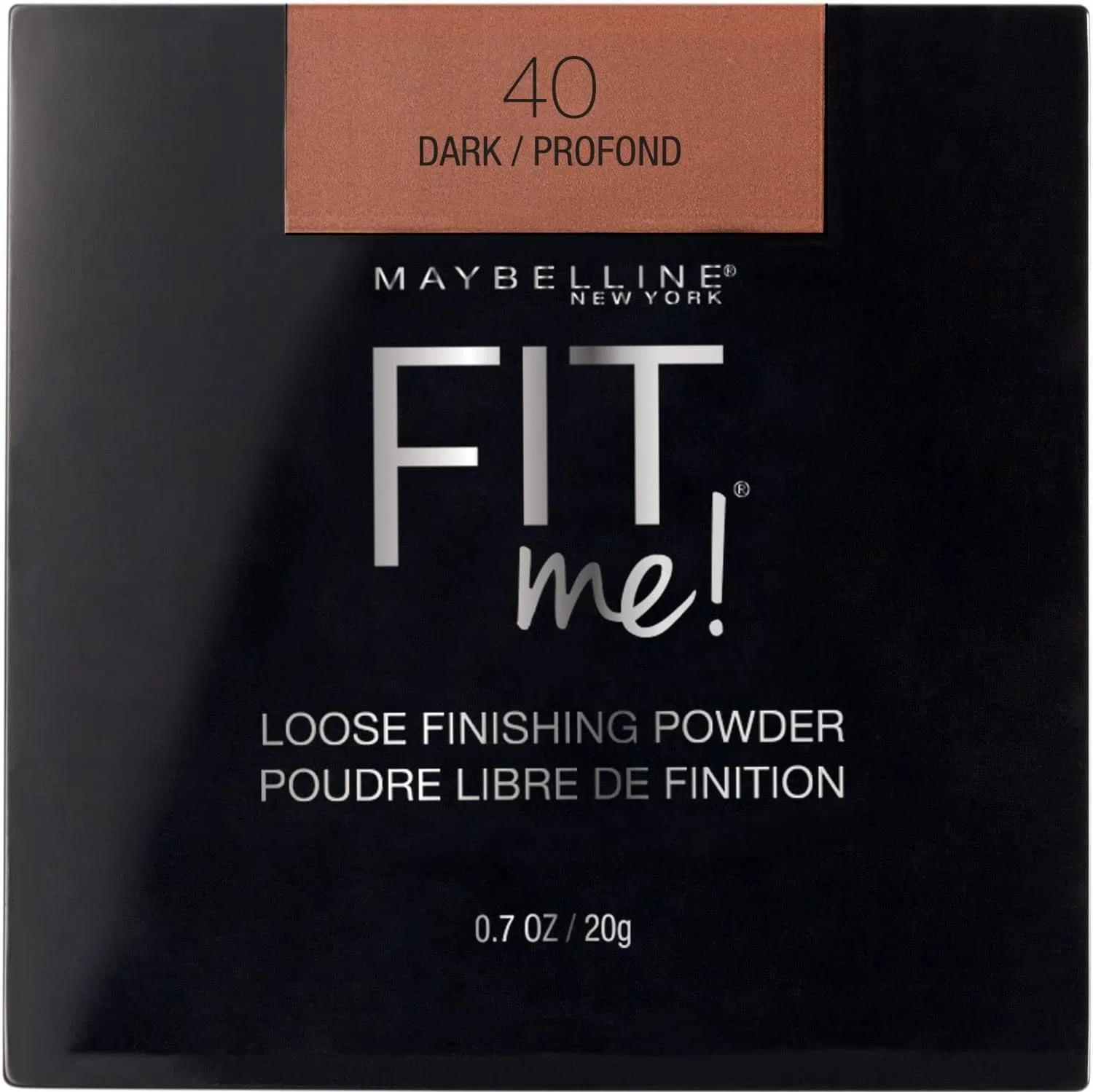 Пудра рассыпчатая финишная Maybelline Fit Me! Dark