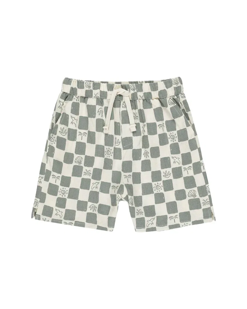 Rylee + Cru Collective Perry Linen-Blend Short, Multi — фото 2
