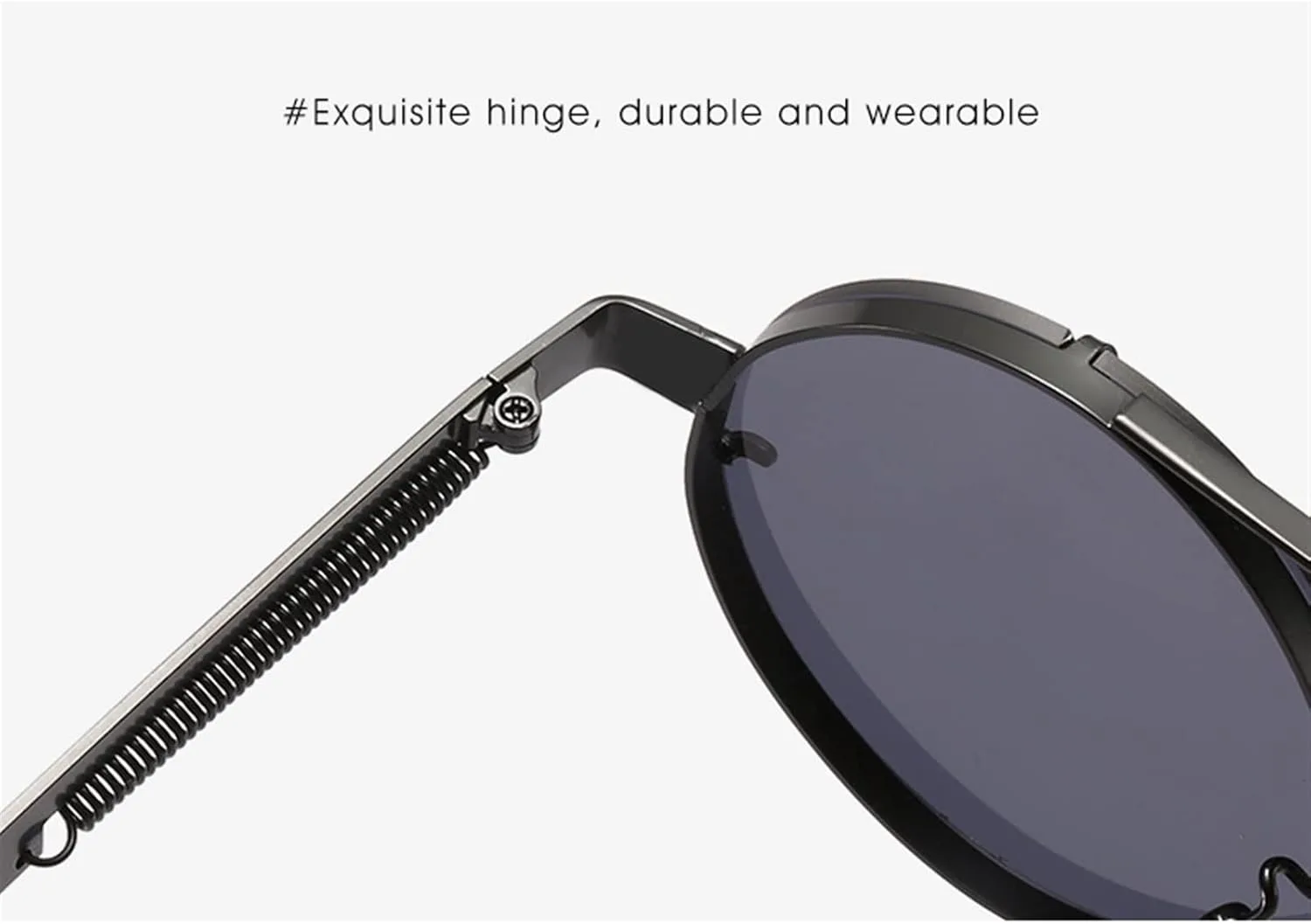 

Ретро металлические солнцезащитные очки для мужчин и женщин, для активного отдыха, спорта, вождения, декоративные солнцезащитные очки (Цвет: E, Размер: 1) EkeNoz, E