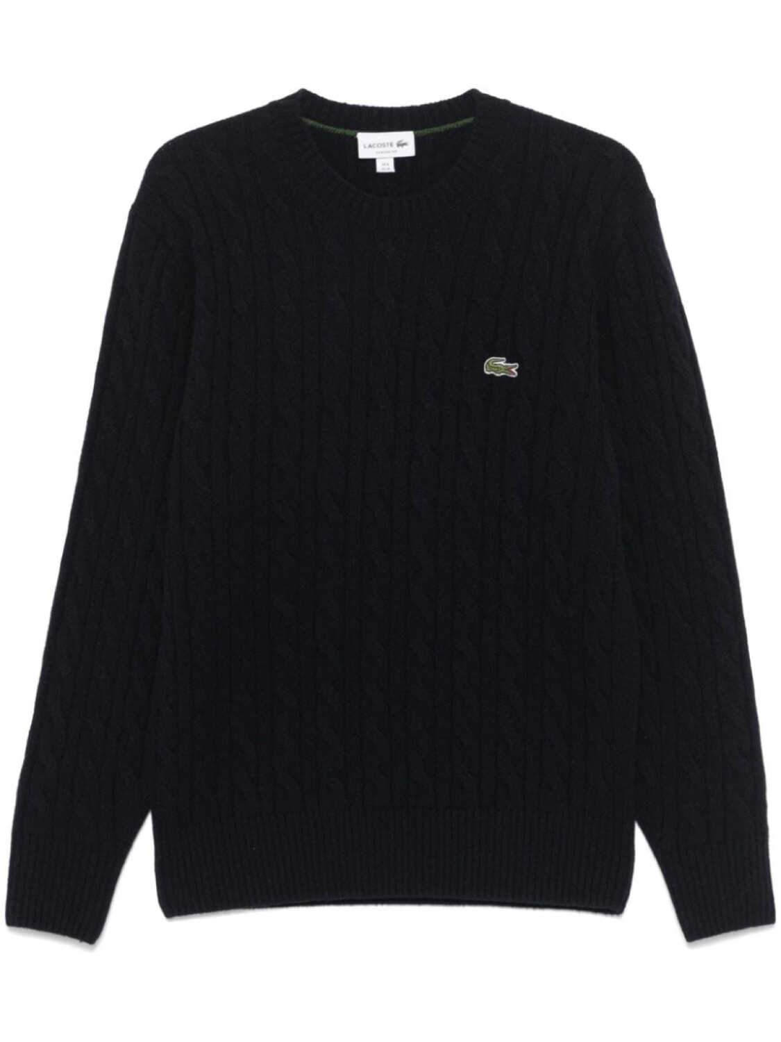 

Свитер фактурной вязки Lacoste, синий