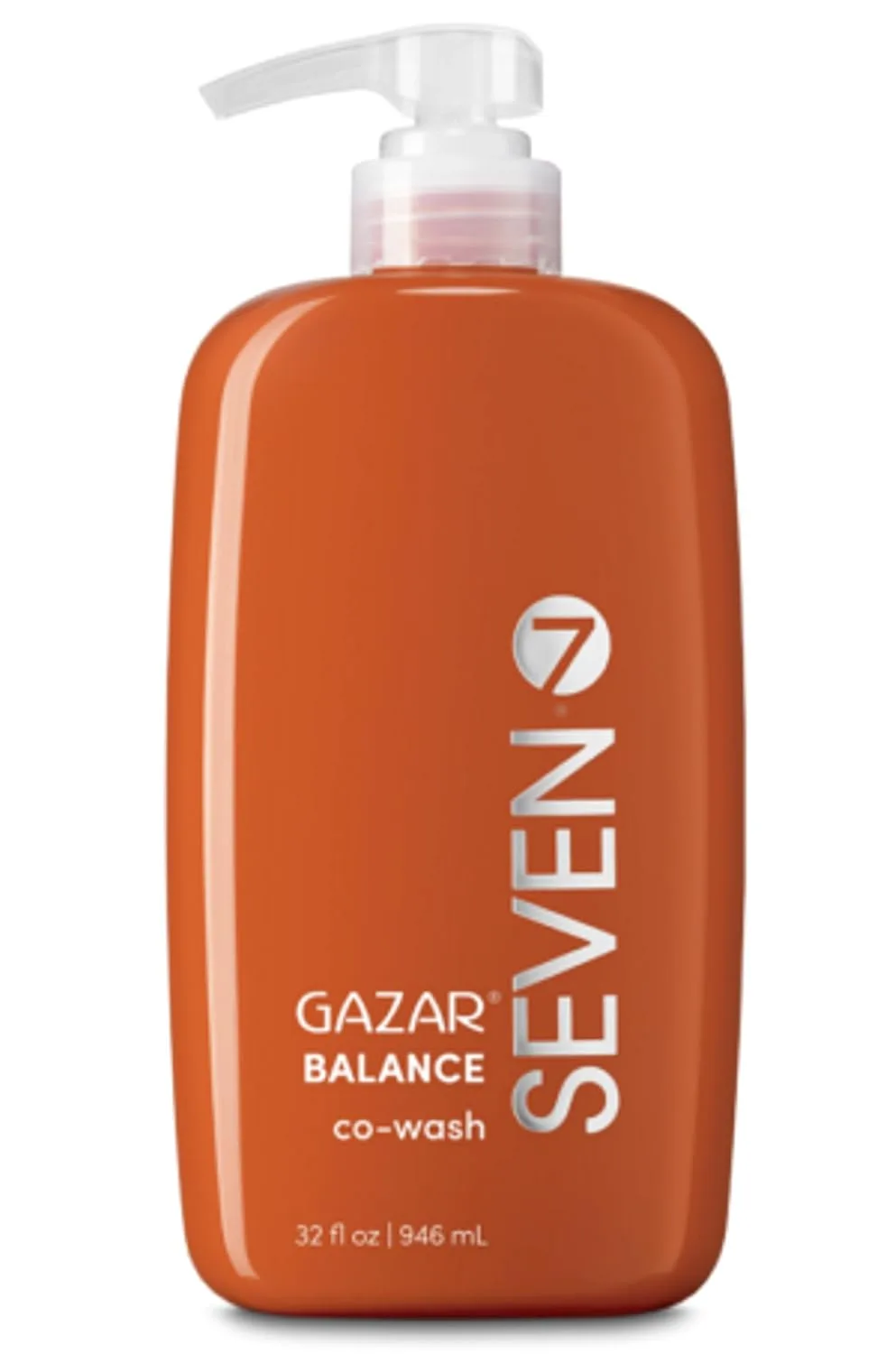 SEVEN Hair Care GAZAR BALANCE Cowash для женщин и мужчин с маслом ши и кокосовым маслом, 1 шаг альтернатива шампуню для кудрявых или текстурированных волос, без сульфатов и парабенов, cruelty free, сделано в США 946 мл (1 шт.)