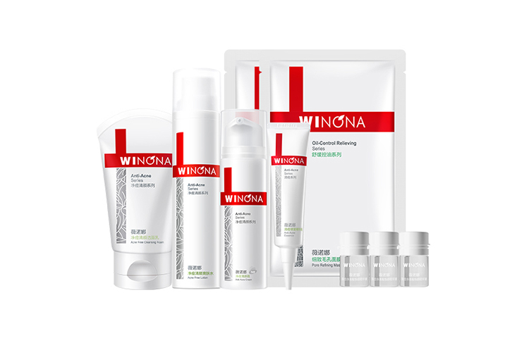 Набор для ухода за кожей против акне и для сияния Winona, [4 Pcs Set]Acne-Fighting Serum & Clothing Set — фото 3