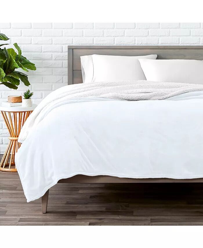 

Флисовое одеяло из шерпы Bare Home, белый