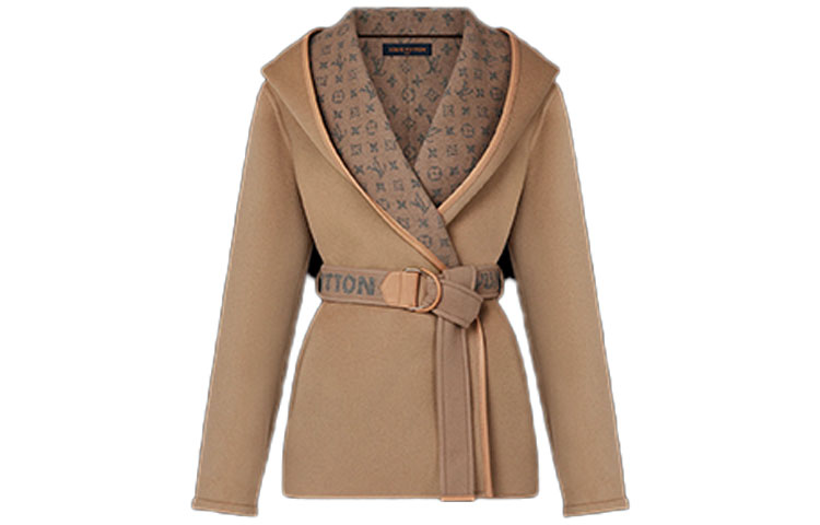 

LOUIS VUITTON Женское пальто розово-коричневое, Pink Brown