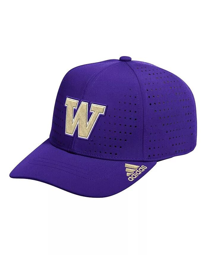 

Мужская фиолетовая кепка Washington Huskies Locker Room с перфорацией и регулируемой высотой adidas