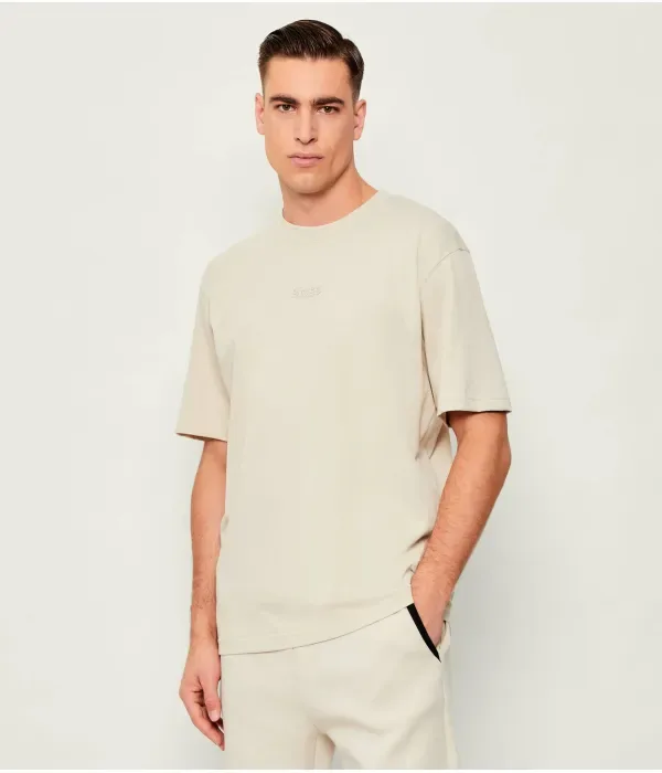 Футболка 10 oversize fit Boss Green, бежевый