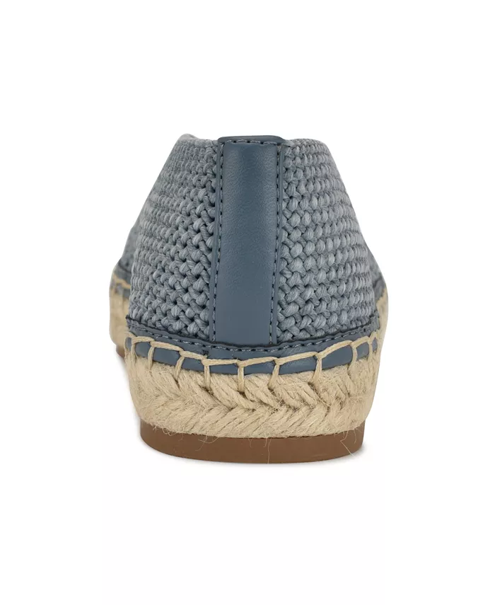Женские эспадрильи Rorie Woven Slip-On на плоской подошве Nine West, синий — фото 3