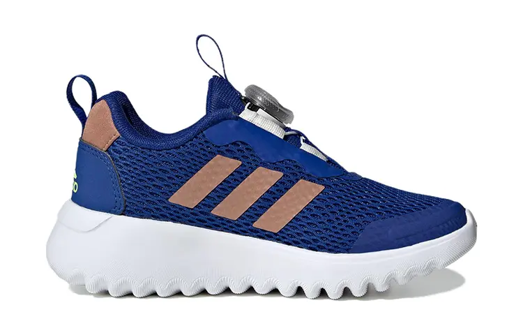 Кроссовки ActiveFlex BOA 3.0 Kids, низкие, синие/золотые Adidas — фото 2