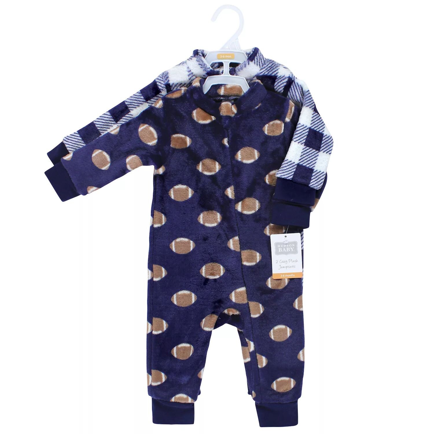 

Hudson Baby Infant Boy Плюшевые комбинезоны, Футбол Hudson Baby