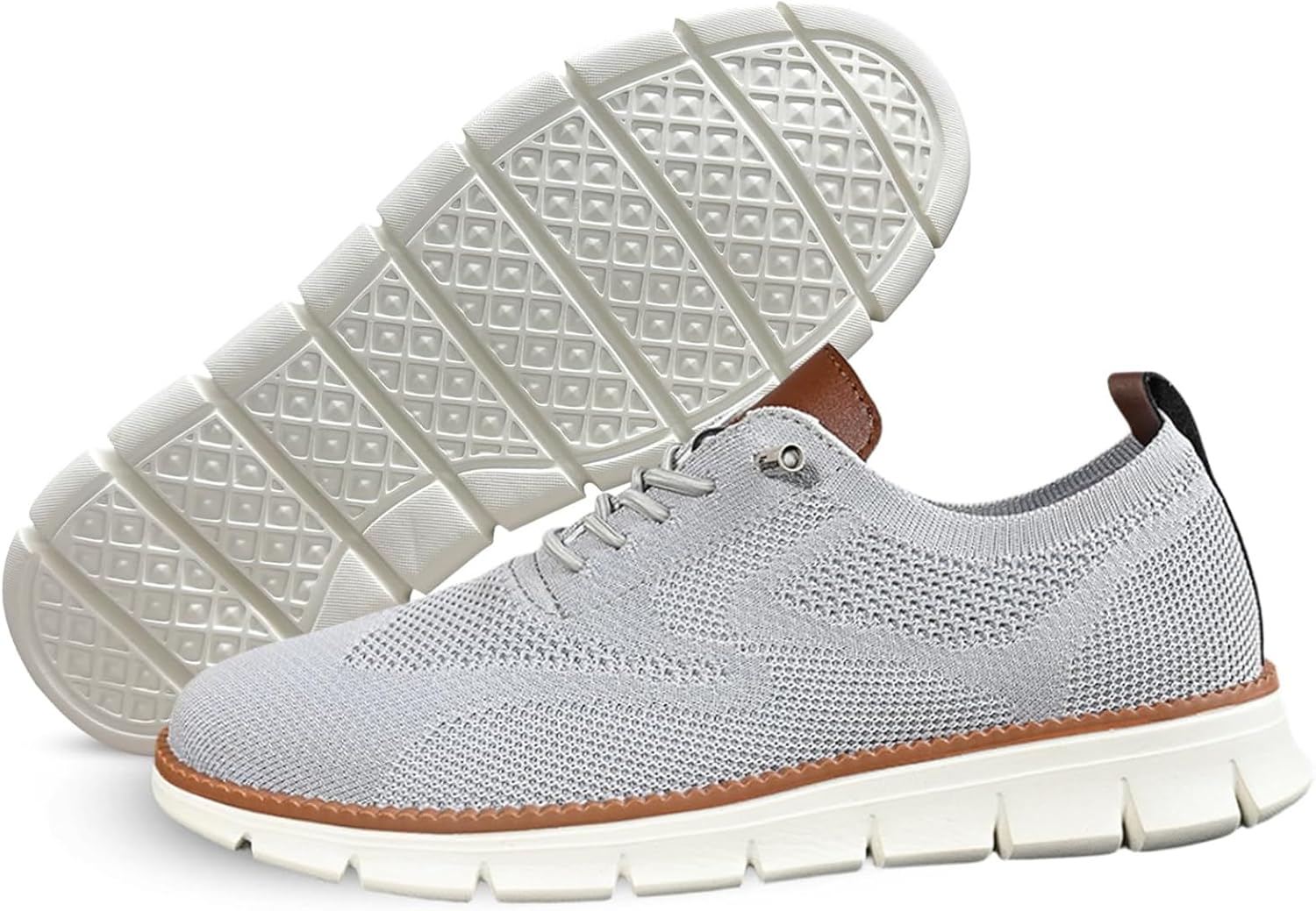 

Городские ультракомфортные туфли, деловая повседневная обувь с дышащей тканью, городские стильные дышащие кроссовки для ходьбы, легкие кроссовки Generic, серый