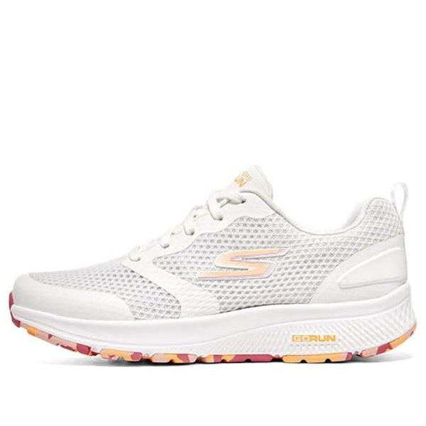 Кроссовки go run consistent 'white orange' Skechers, белый