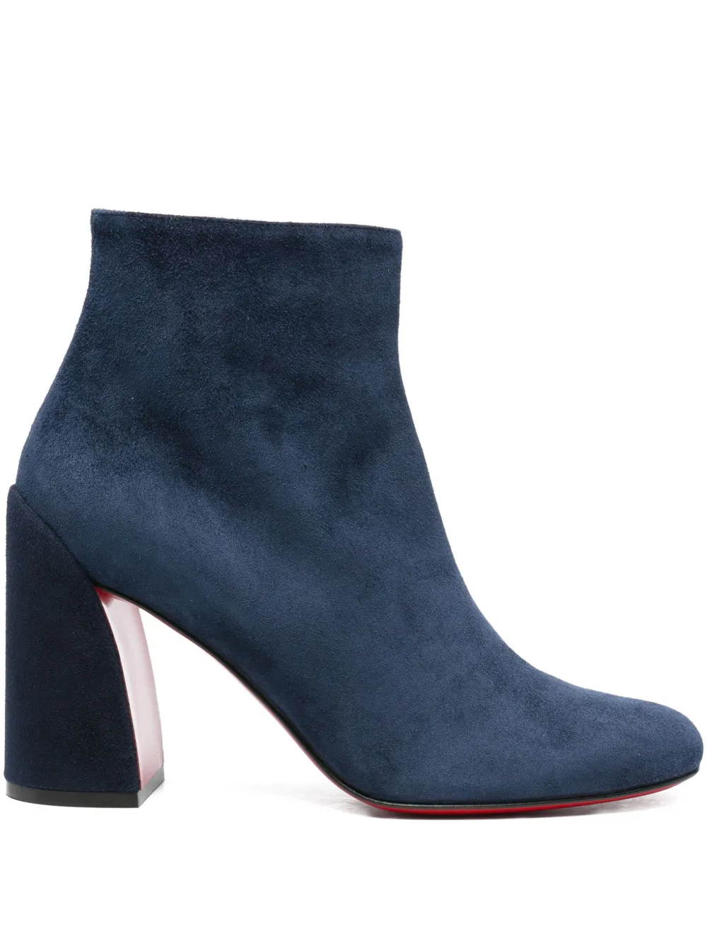 Ботильоны Turela 100 на блочном каблуке Christian Louboutin, синий