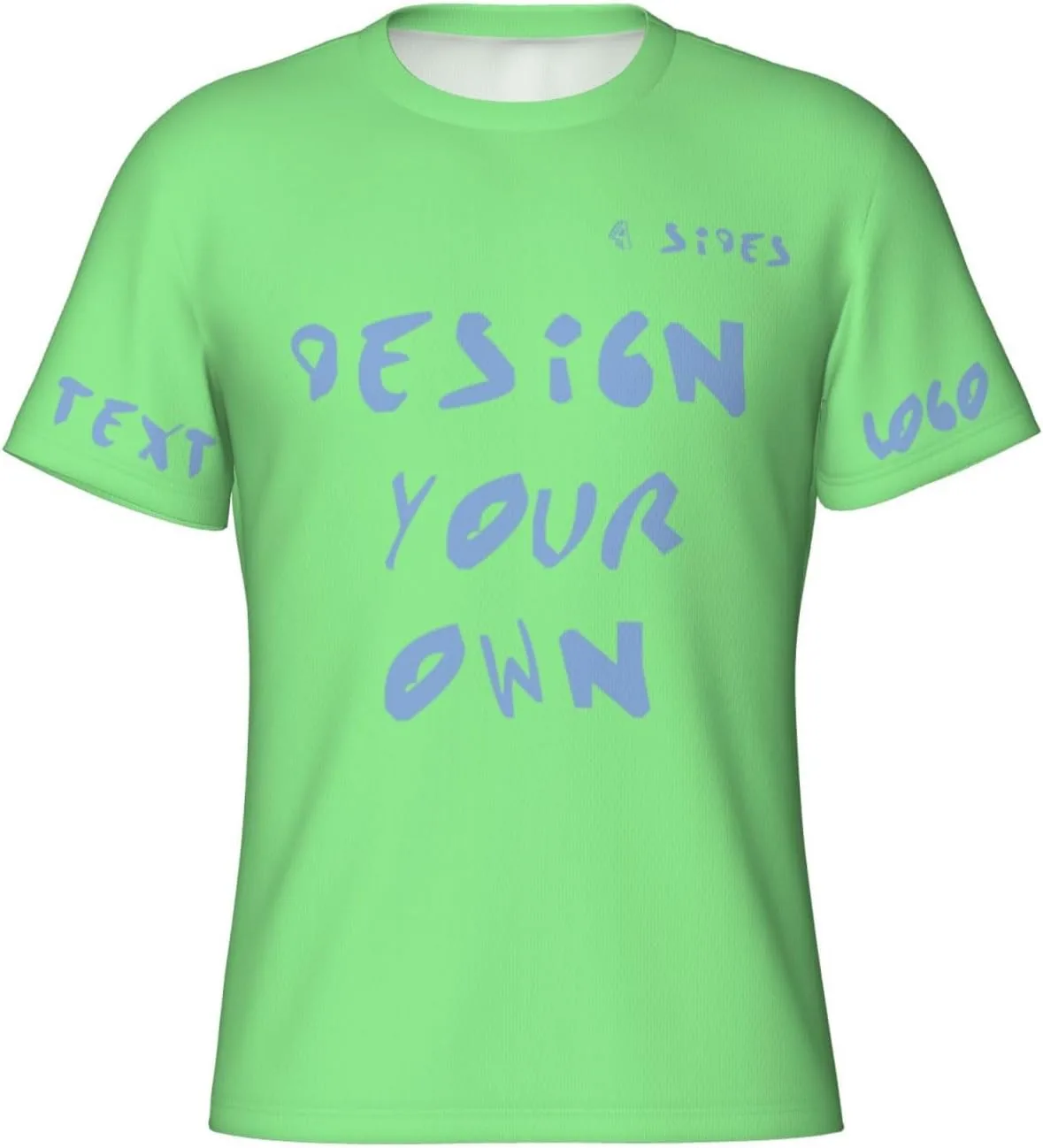 

Футболка Custom с принтом на 4 сторонах