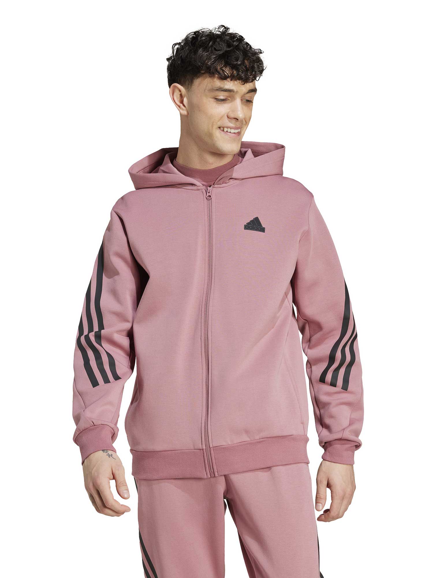 

Толстовка Adidas Sportswear Future Icons 3-Stripes Full Zip Hoodie, красный