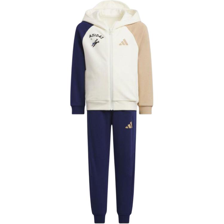 

Детский спортивный комплект Casual Sportswear LK GFX FZHD из 2 предметов Adidas, белый/синий