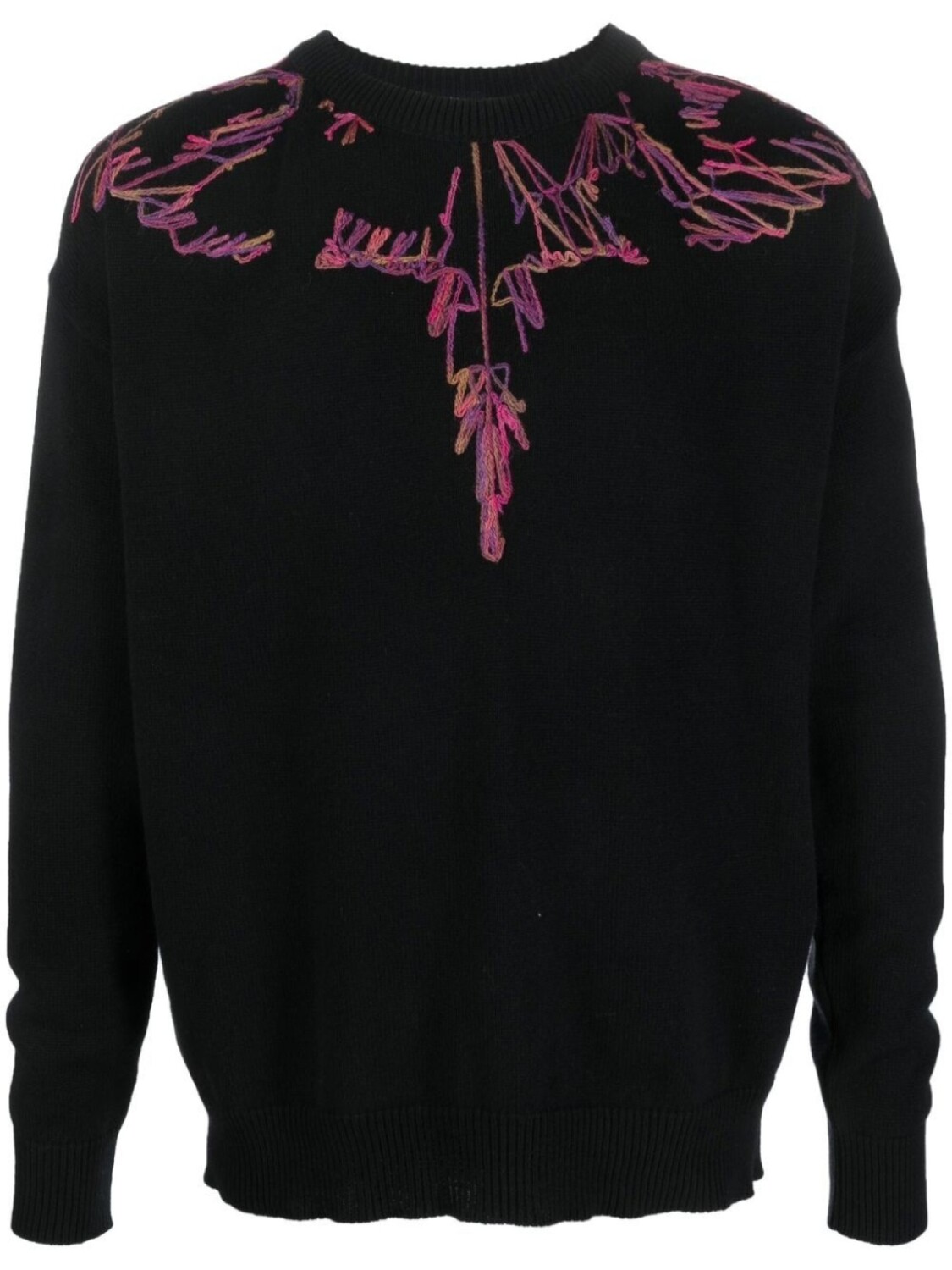 

Marcelo Burlon County of Milan джемпер Wings вязки интарсия, черный