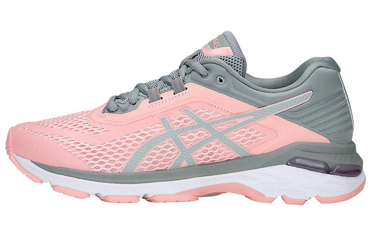 

Кроссовки женские Gt-2000 6 с низким верхом розовые/серые Asics