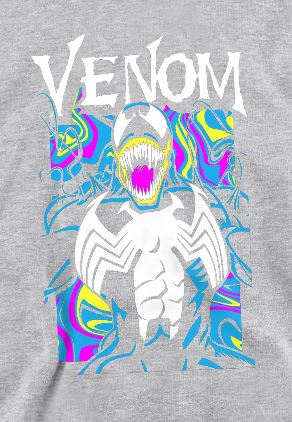 Детский худи Marvel Venom Athletic Heather, серый — фото 2