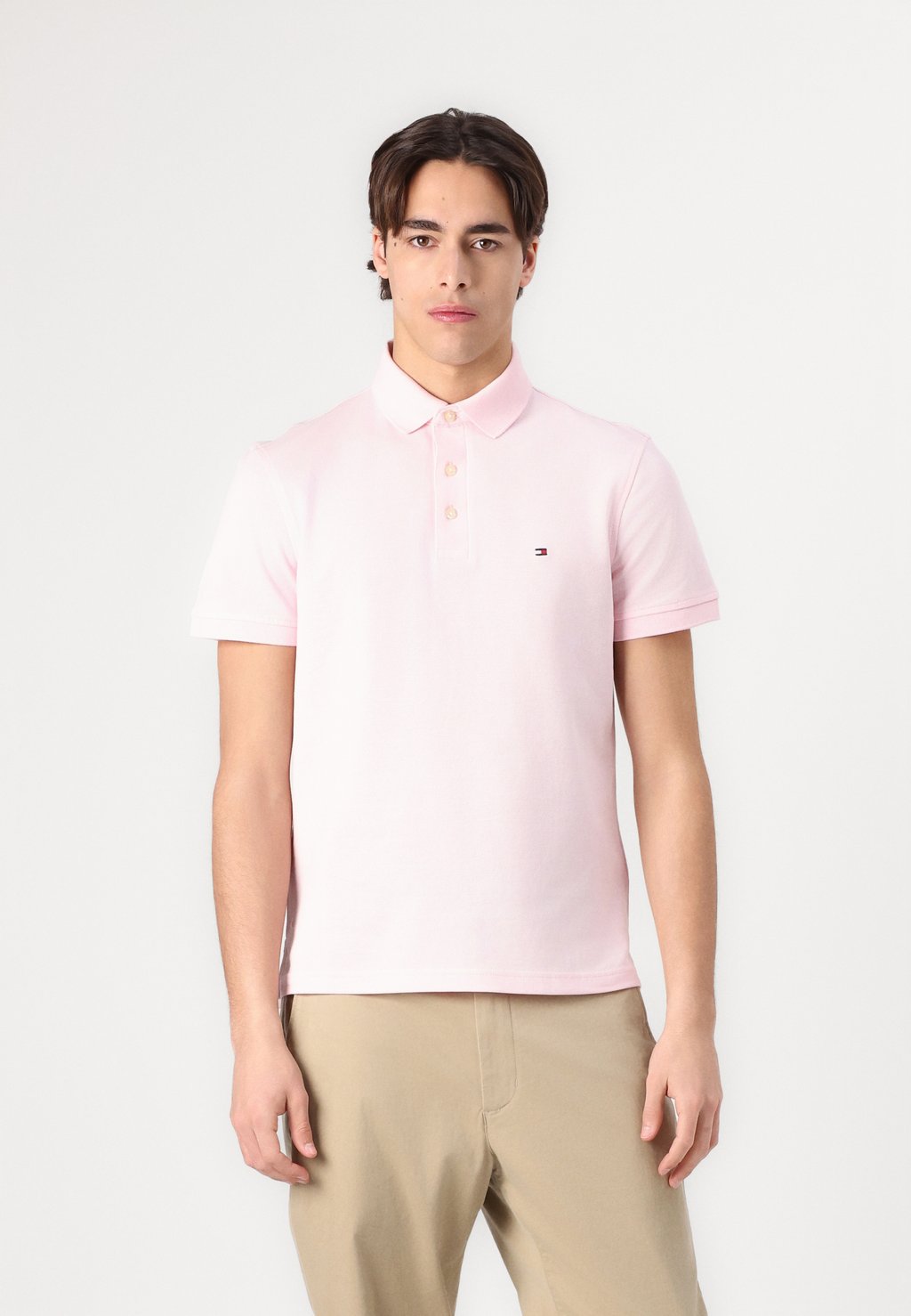 

Рубашка поло SLIM Tommy Hilfiger, светло-розовый